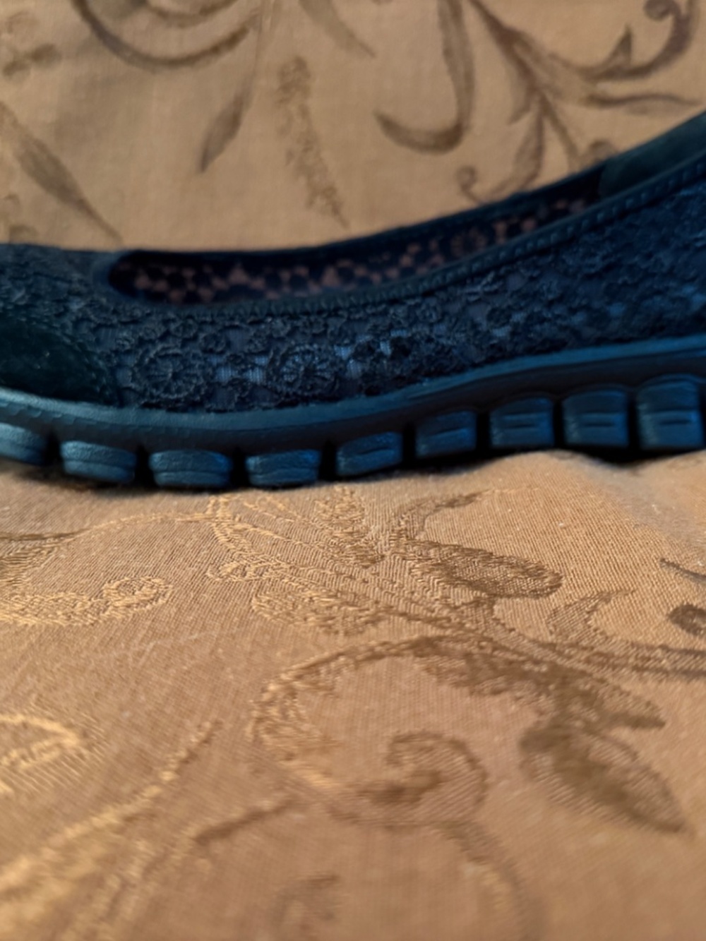 Skechers EZ Flex 2-Flighty black slip on ballet flats sz 9 - Picture 7 of 11